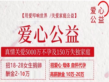 德保捐卵助孕生子 爱心志愿者招募